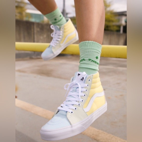 VANS SK8-Hi sneakers in pastel color block Mens 9.5 Women’s 11 - Picture 4 of 16
